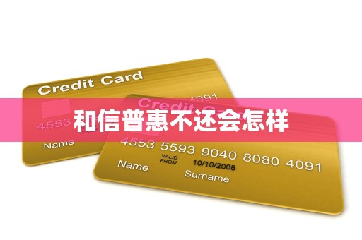 和信普惠不还会怎样 和信普惠不还会怎样