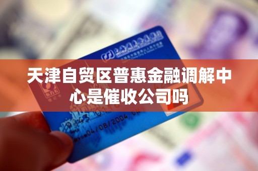 天津自贸区普惠金融调解中心是催收公司吗