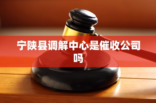 宁陕县调解中心是催收公司吗 宁陕县调解中心是催收公司吗