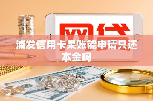 浦发信用卡呆账能申请只还本金吗
