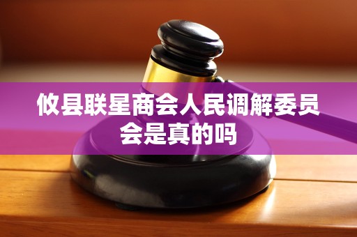 攸县联星商会人民调解委员会是真的吗 攸县联星商会人民调解委员会是真的吗