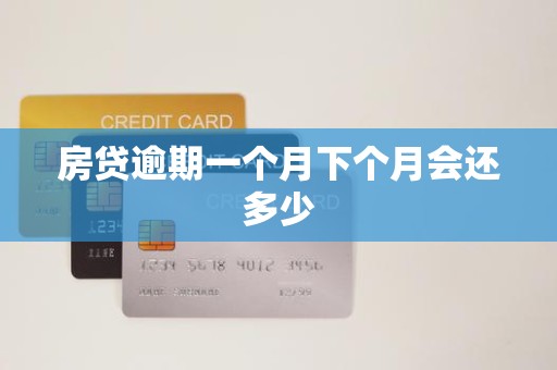 房贷逾期一个月下个月会还多少