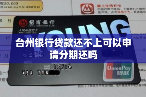 台州银行贷款还不上可以申请分期还吗 台州银行贷款还不上可以申请分期还吗