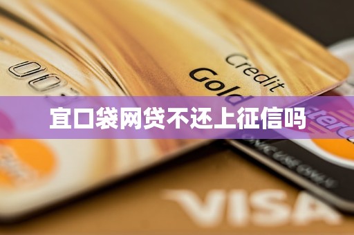 宜口袋网贷不还上征信吗 宜口袋网贷不还上征信吗