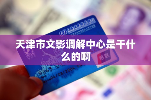 天津市文影调解中心是干什么的啊