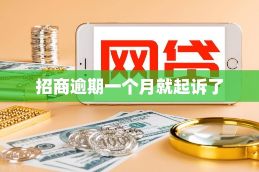 招商逾期一个月就起诉了 招商逾期一个月就起诉了