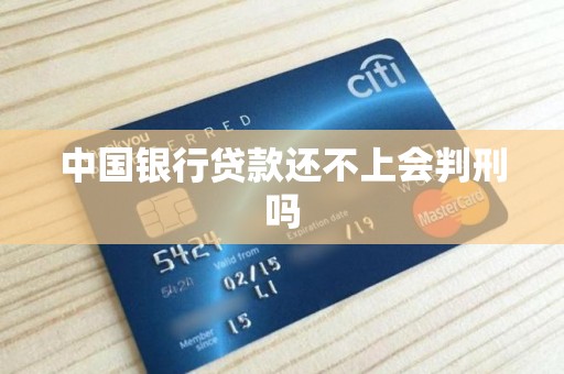 中国银行贷款还不上会判刑吗