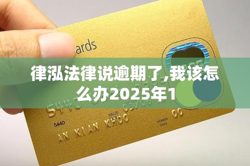 律泓法律说逾期了,我该怎么办2025年1