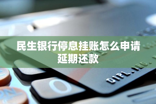 民生银行停息挂账怎么申请延期还款