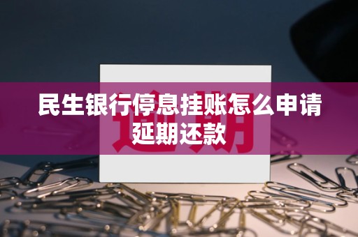 民生银行停息挂账怎么申请延期还款