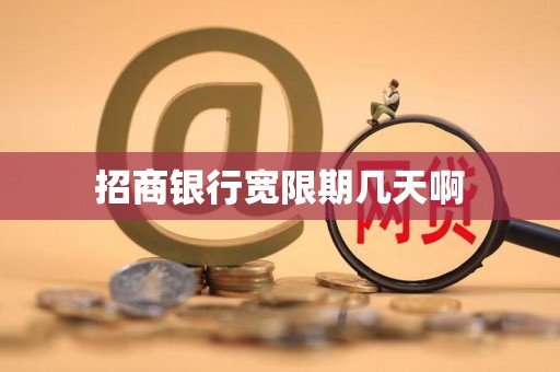 招商银行宽限期几天啊