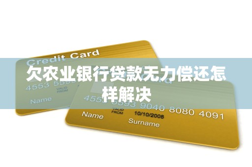 欠农业银行贷款无力偿还怎样解决 欠农业银行贷款无力偿还怎样解决