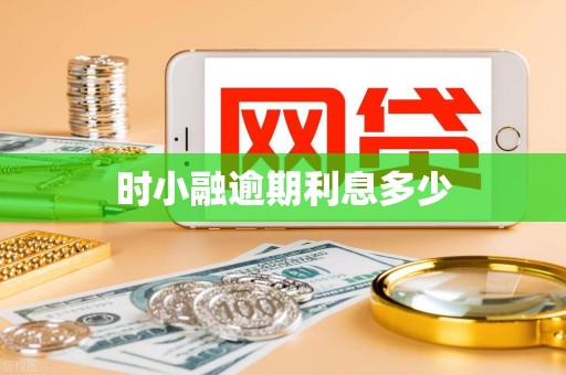 时小融逾期利息多少