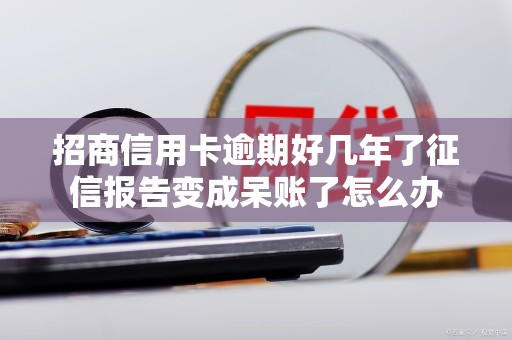招商信用卡逾期好几年了征信报告变成呆账了怎么办