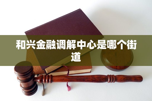 和兴金融调解中心是哪个街道