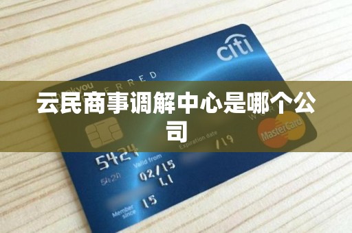 云民商事调解中心是哪个公司 云民商事调解中心是哪个公司