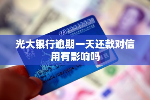 光大银行逾期一天还款对信用有影响吗