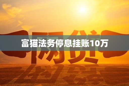 富猫法务停息挂账10万