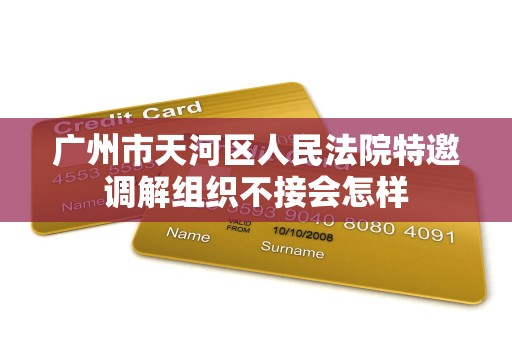 广州市天河区人民法院特邀调解组织不接会怎样