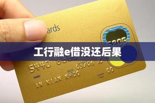 工行融e借没还后果