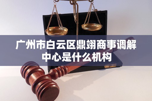 广州市白云区鼎翊商事调解中心是什么机构 广州市白云区鼎翊商事调解中心是什么机构