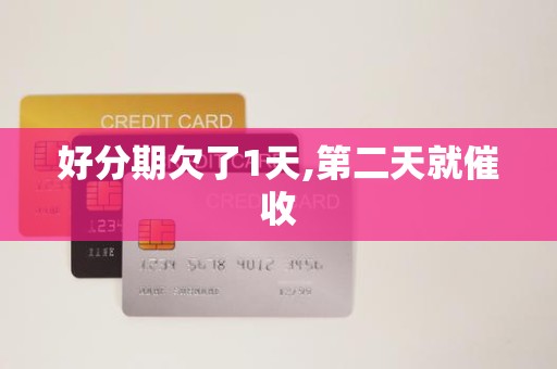 好分期欠了1天,第二天就催收 好分期欠了1天,第二天就催收