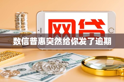 数信普惠突然给你发了逾期