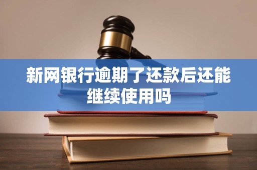 新网银行逾期了还款后还能继续使用吗