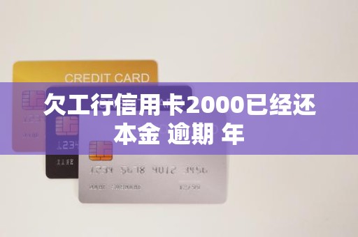 欠工行信用卡2000已经还本金 逾期 年