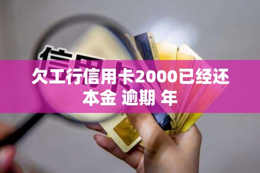 欠工行信用卡2000已经还本金 逾期 年