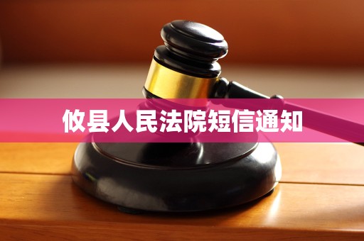 攸县人民法院短信通知