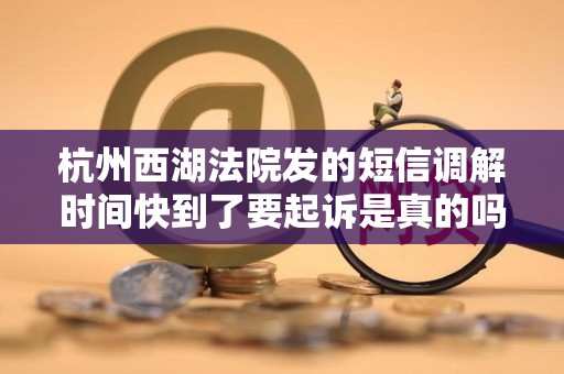 杭州西湖法院发的短信调解时间快到了要起诉是真的吗