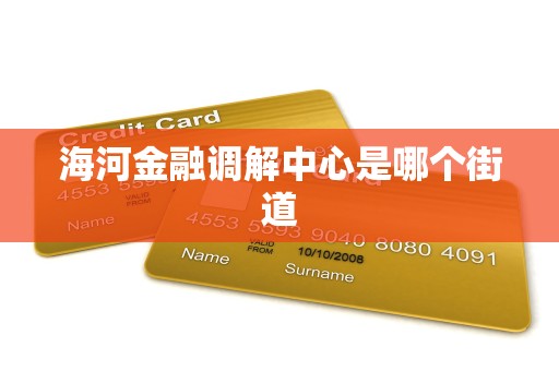海河金融调解中心是哪个街道