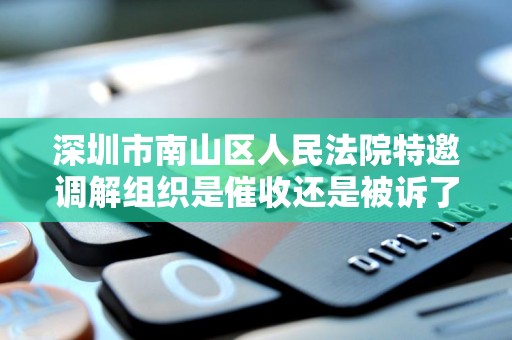 深圳市南山区人民法院特邀调解组织是催收还是被诉了 深圳市南山区人民法院特邀调解组织是催收还是被诉了