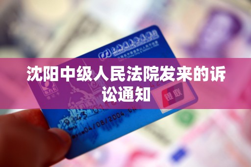 沈阳中级人民法院发来的诉讼通知