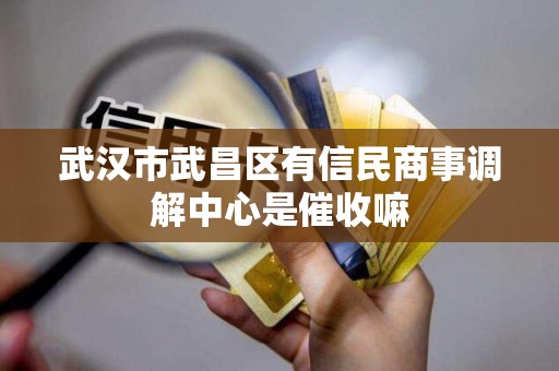 武汉市武昌区有信民商事调解中心是催收嘛 武汉市武昌区有信民商事调解中心是催收嘛