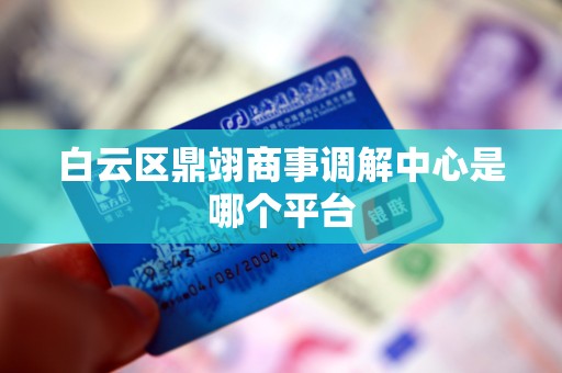 白云区鼎翊商事调解中心是哪个平台