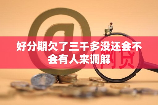 好分期欠了三千多没还会不会有人来调解