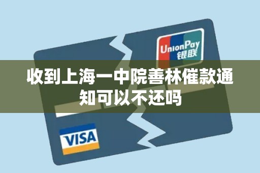 收到上海一中院善林催款通知可以不还吗