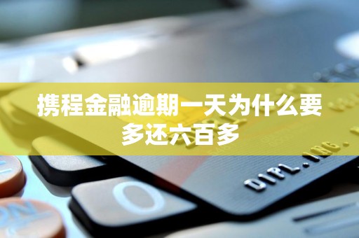 携程金融逾期一天为什么要多还六百多