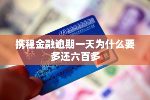 携程金融逾期一天为什么要多还六百多