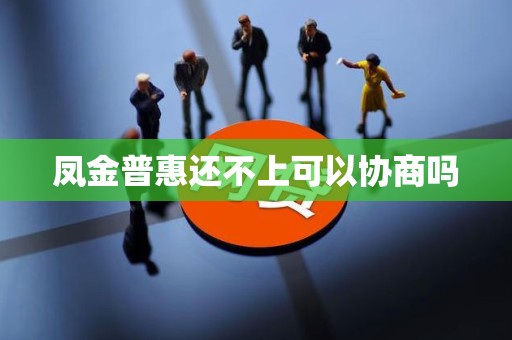 凤金普惠还不上可以协商吗 凤金普惠还不上可以协商吗