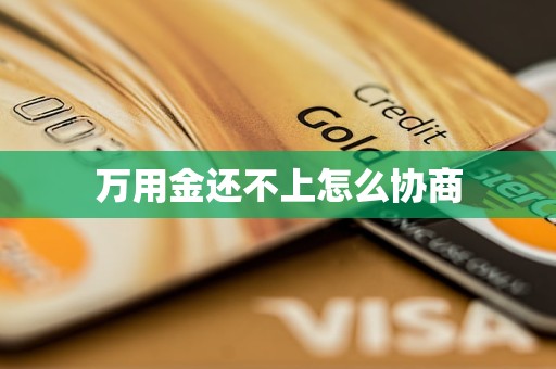 万用金还不上怎么协商 万用金还不上怎么协商