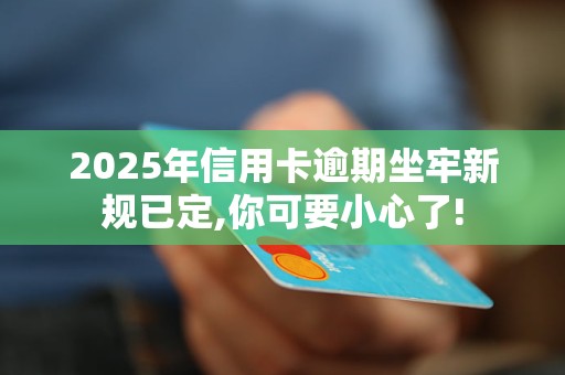 2025年信用卡逾期坐牢新规已定,你可要小心了! 2025年信用卡逾期坐牢新规已定,你可要小心了!