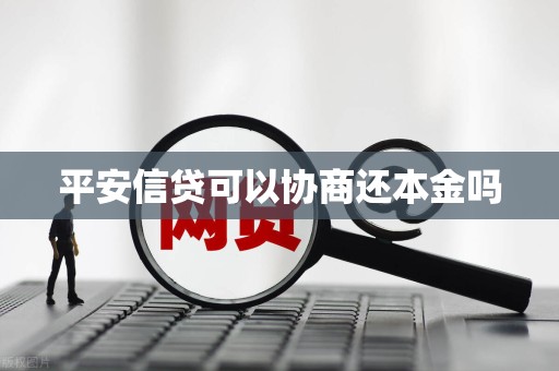 平安信贷可以协商还本金吗