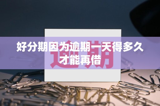好分期因为逾期一天得多久才能再借