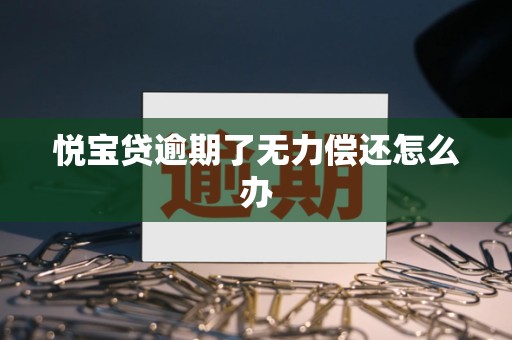 悦宝贷逾期了无力偿还怎么办 悦宝贷逾期了无力偿还怎么办