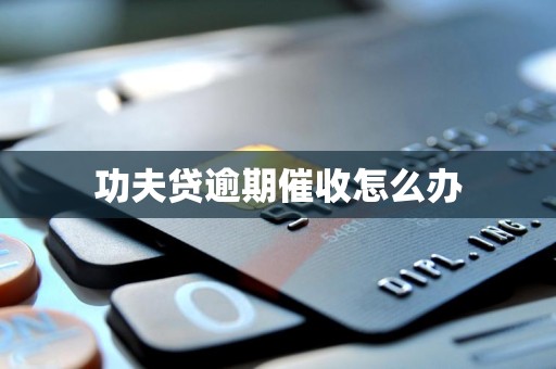 功夫贷逾期催收怎么办 功夫贷逾期催收怎么办