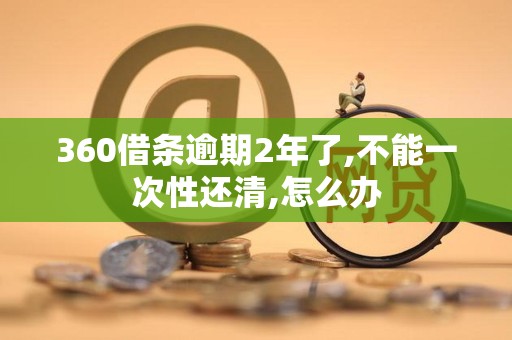 360借条逾期2年了,不能一次性还清,怎么办