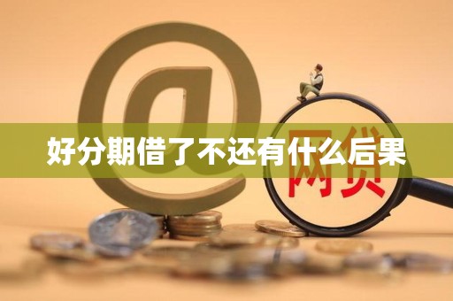 好分期借了不还有什么后果